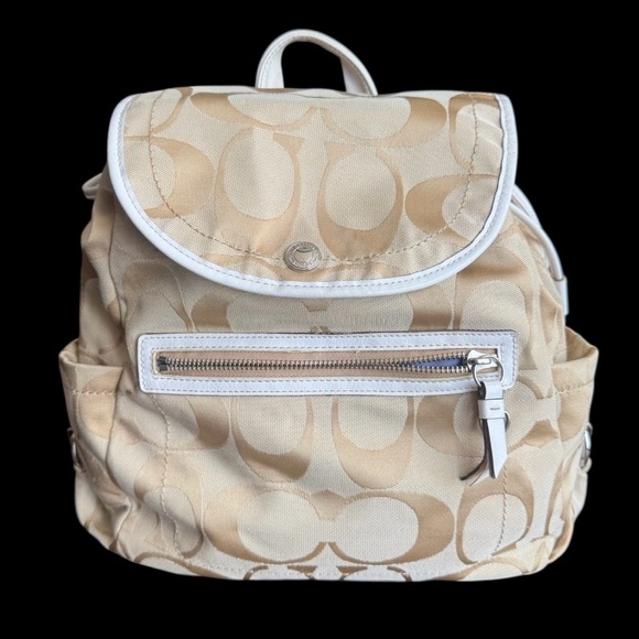 Coach Kyra Daisy Signature Backpack (Model #16556)